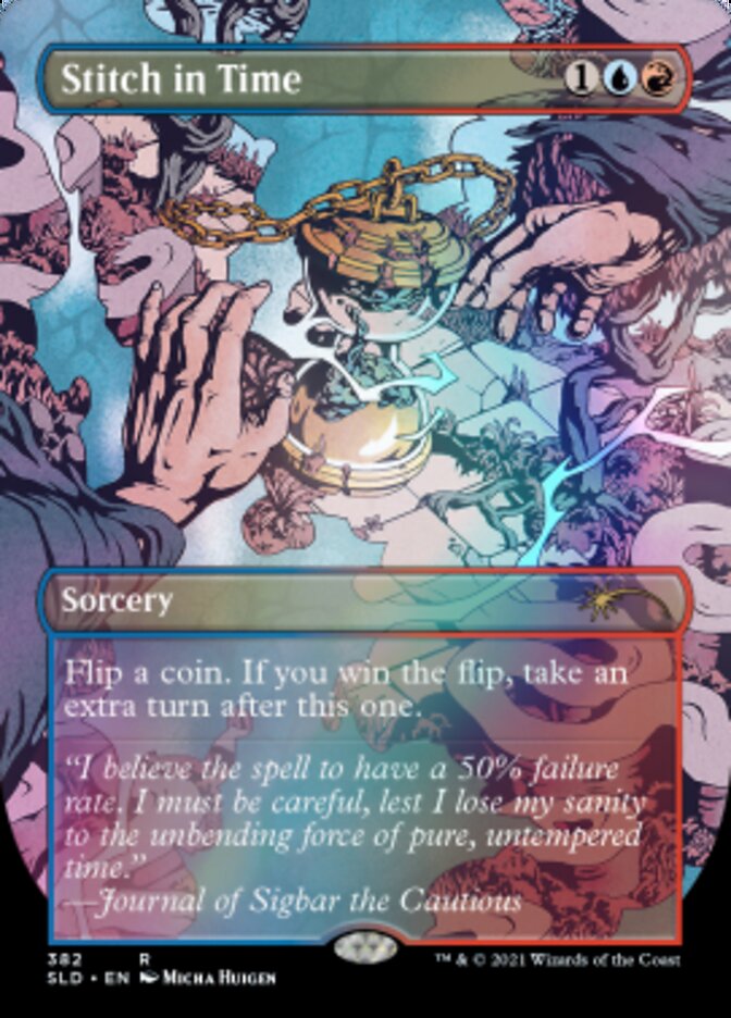 Stitch in Time // Stitch in Time (Borderless) [Secret Lair Drop Series] - Magic: The Gathering - Card Brawlers | Quebec | Canada |