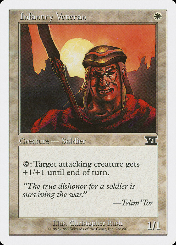 Infantry Veteran [Classic Sixth Edition] - Magic: The Gathering - Card Brawlers | Quebec | Canada |