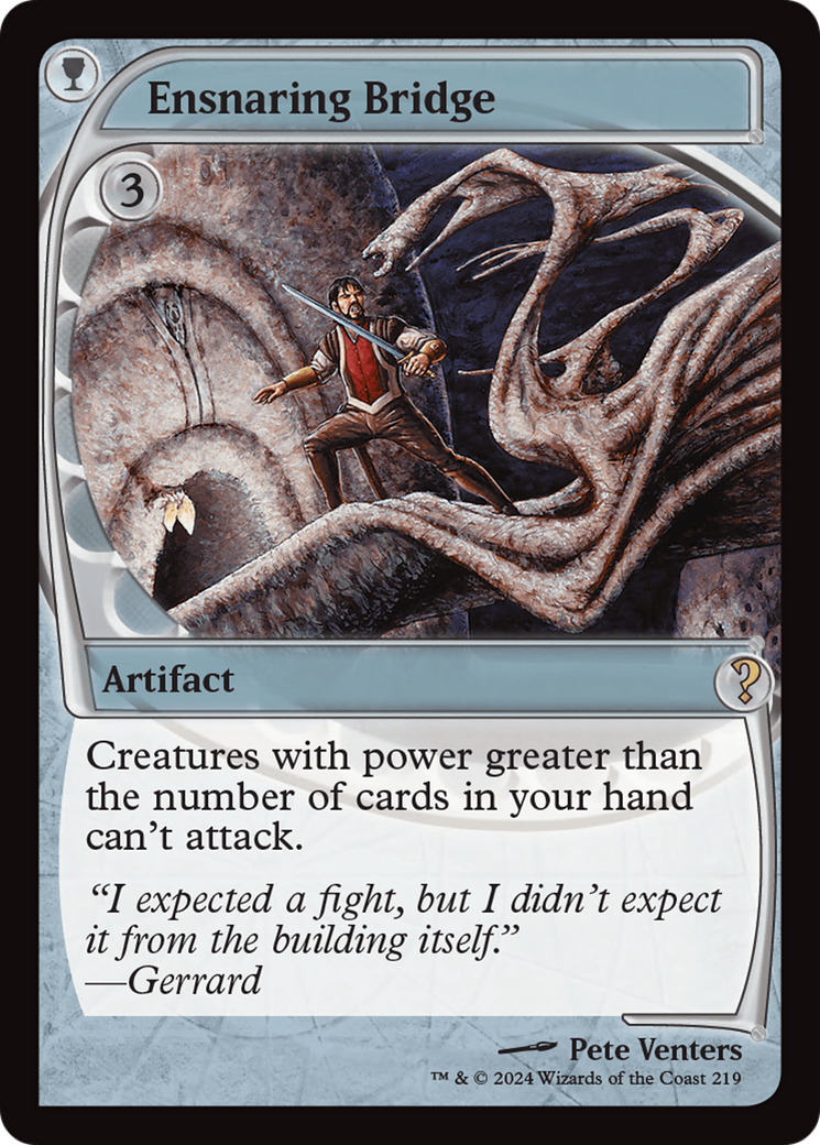 Ensnaring Bridge (Future Sight) [Mystery Booster 2] - Magic: The Gathering - Card Brawlers | Quebec | Canada |