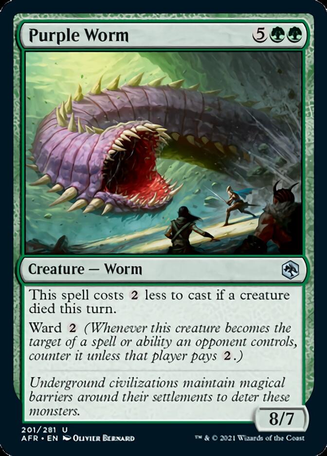 Purple Worm [Dungeons & Dragons: Adventures in the Forgotten Realms] - Magic: The Gathering - Card Brawlers | Quebec | Canada |