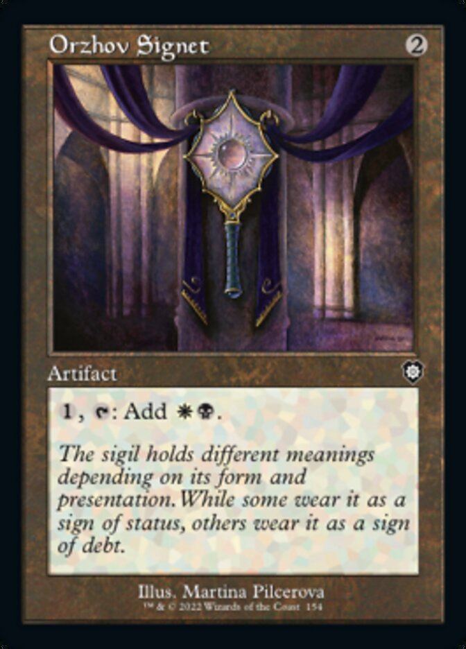 Orzhov Signet (Retro) [The Brothers' War Commander] - Magic: The Gathering - Card Brawlers | Quebec | Canada |