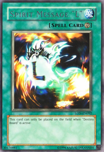 Spirit Message "L" [LON-EN091] Rare - Yu-Gi-Oh! - Card Brawlers | Quebec | Canada |