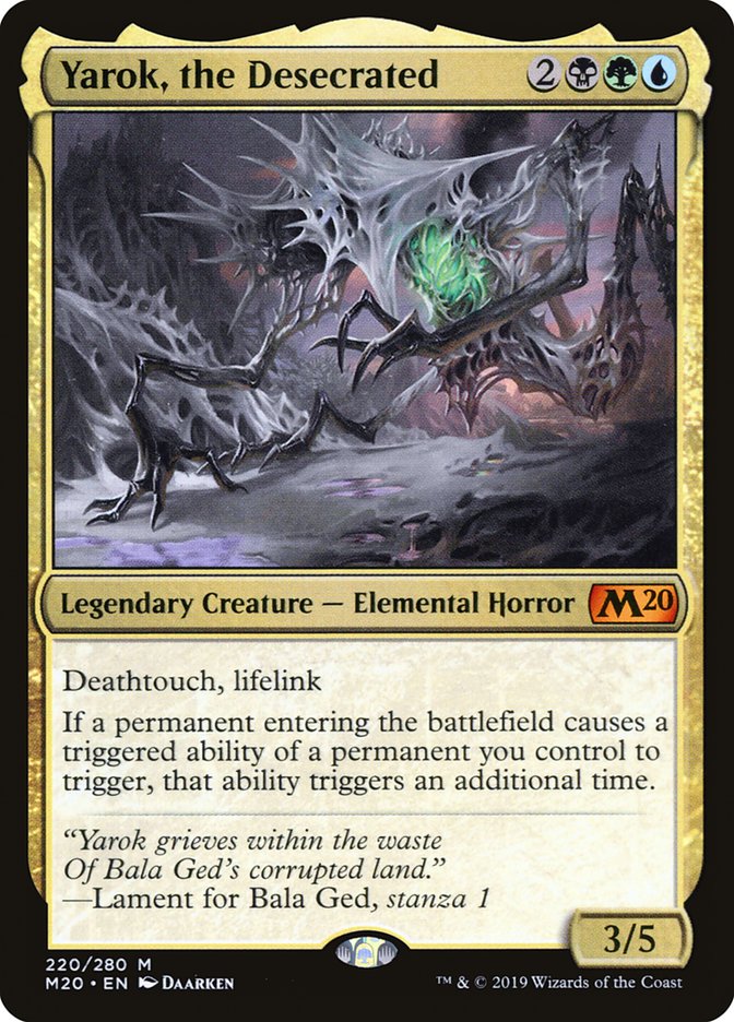 Yarok, the Desecrated [Core Set 2020] - Magic: The Gathering - Card Brawlers | Quebec | Canada |
