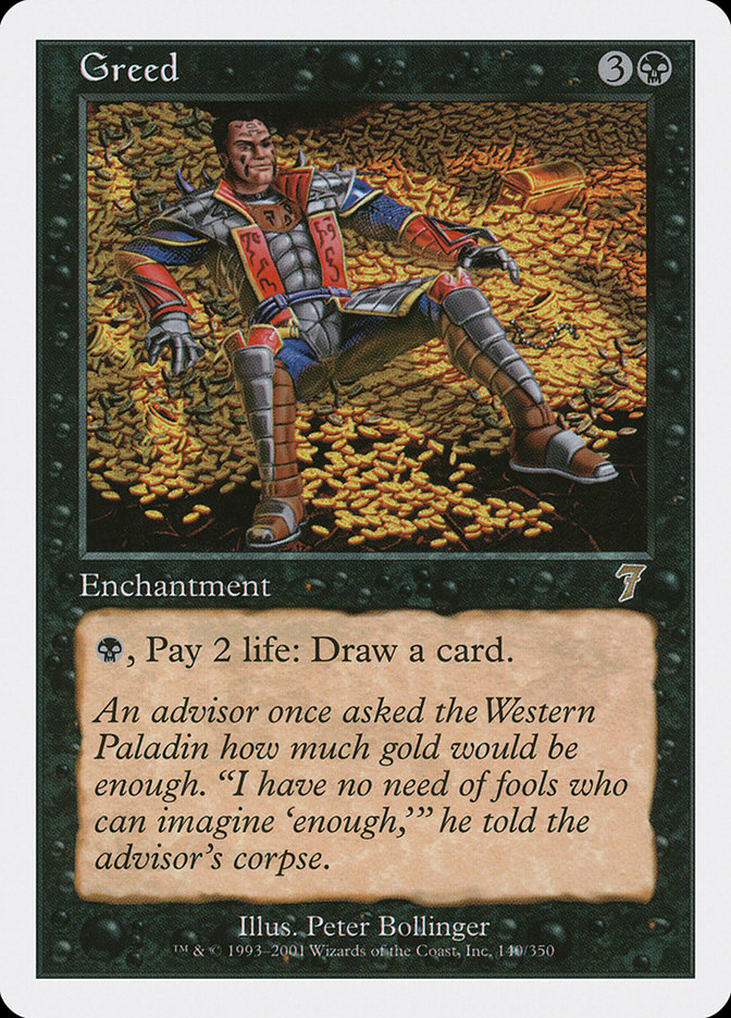 Greed [Seventh Edition] - Magic: The Gathering - Card Brawlers | Quebec | Canada |