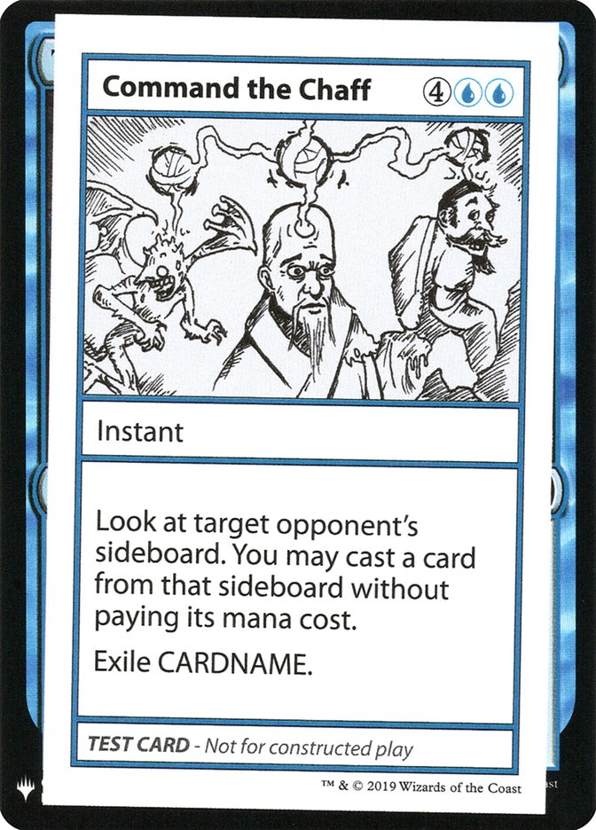 Command the Chaff [Mystery Booster Playtest Cards] - Magic: The Gathering - Card Brawlers | Quebec | Canada |