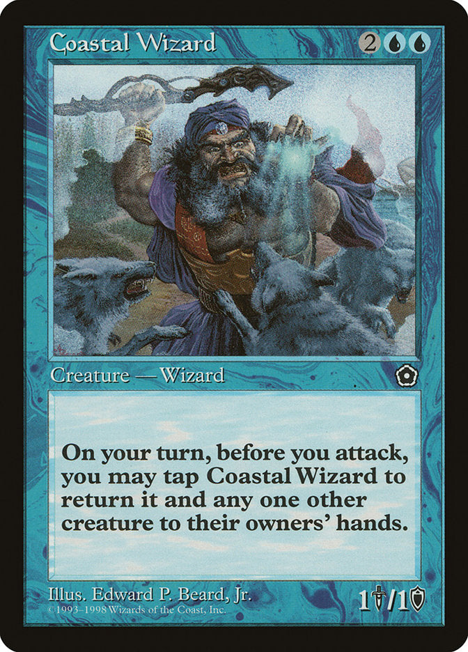 Coastal Wizard [Portal Second Age] - Magic: The Gathering - Card Brawlers | Quebec | Canada |