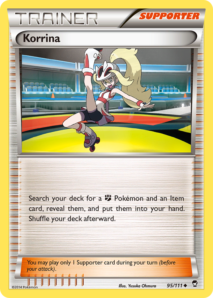 Korrina (95/111) [XY: Furious Fists] - Pokémon - Card Brawlers | Quebec | Canada |