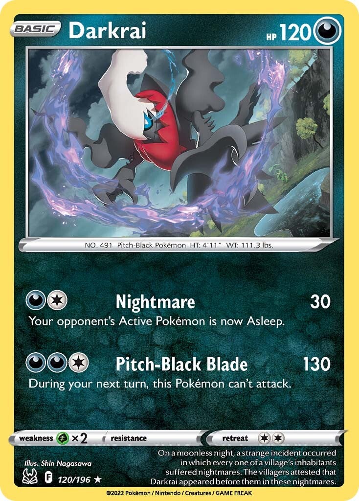 Darkrai (120/196) [Sword & Shield: Lost Origin] - Pokémon - Card Brawlers | Quebec | Canada |