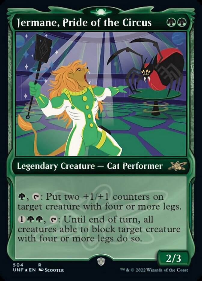 Jermane, Pride of the Circus (Showcase) (Galaxy Foil) [Unfinity] - Magic: The Gathering - Card Brawlers | Quebec | Canada |
