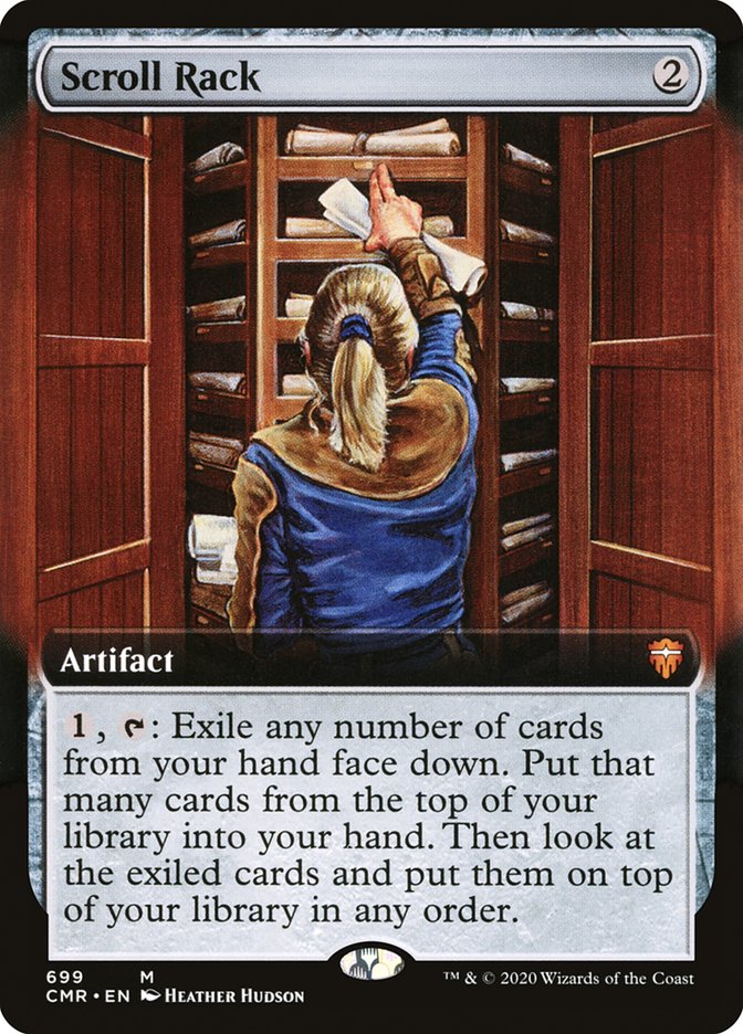 Scroll Rack (Extended Art) [Commander Legends] - Magic: The Gathering - Card Brawlers | Quebec | Canada |