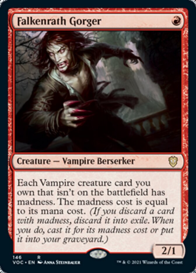 Falkenrath Gorger [Innistrad: Crimson Vow Commander] - Magic: The Gathering - Card Brawlers | Quebec | Canada |