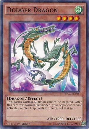 Dodger Dragon [BP03-EN085] Shatterfoil Rare - Yu-Gi-Oh! - Card Brawlers | Quebec | Canada |