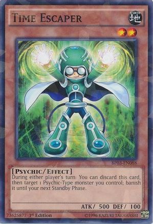 Time Escaper [BP03-EN088] Shatterfoil Rare - Yu-Gi-Oh! - Card Brawlers | Quebec | Canada |