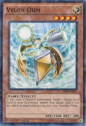 Vylon Ohm [BP03-EN091] Shatterfoil Rare - Yu-Gi-Oh! - Card Brawlers | Quebec | Canada |