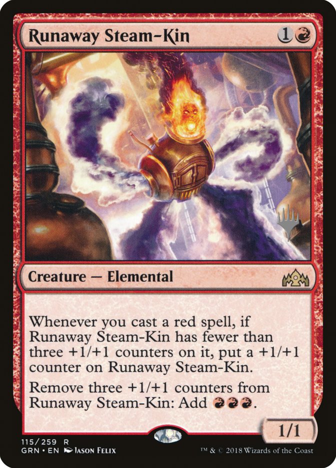 Runaway Steam-Kin (Promo Pack) [Guilds of Ravnica Promos] - Magic: The Gathering - Card Brawlers | Quebec | Canada |