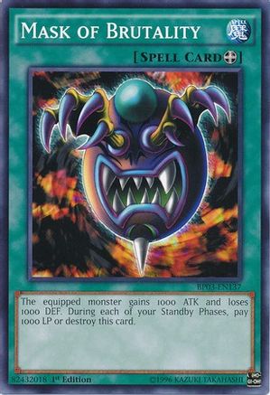 Mask of Brutality [BP03-EN137] Common - Yu-Gi-Oh! - Card Brawlers | Quebec | Canada |