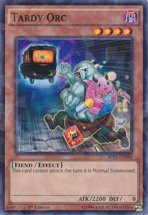 Tardy Orc [BP03-EN096] Shatterfoil Rare - Yu-Gi-Oh! - Card Brawlers | Quebec | Canada |