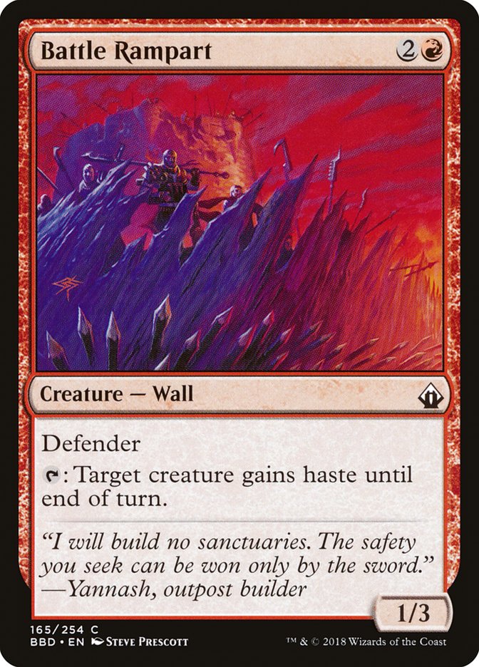 Battle Rampart [Battlebond] - Magic: The Gathering - Card Brawlers | Quebec | Canada |