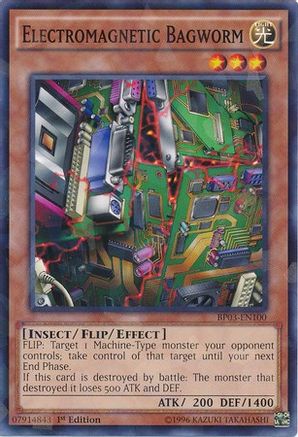 Electromagnetic Bagworm [BP03-EN100] Shatterfoil Rare - Yu-Gi-Oh! - Card Brawlers | Quebec | Canada |