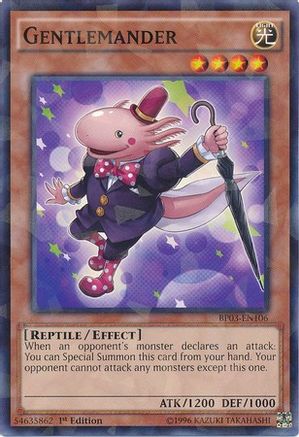 Gentlemander [BP03-EN106] Shatterfoil Rare - Yu-Gi-Oh! - Card Brawlers | Quebec | Canada |