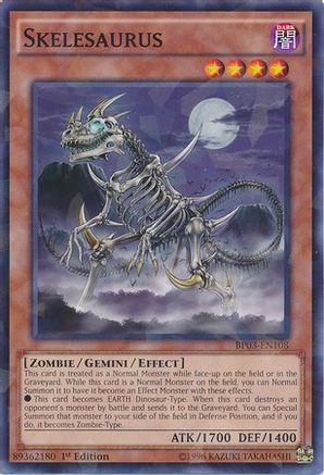 Skelesaurus [BP03-EN108] Shatterfoil Rare - Yu-Gi-Oh! - Card Brawlers | Quebec | Canada |