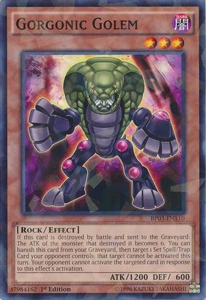 Gorgonic Golem [BP03-EN110] Shatterfoil Rare - Yu-Gi-Oh! - Card Brawlers | Quebec | Canada |