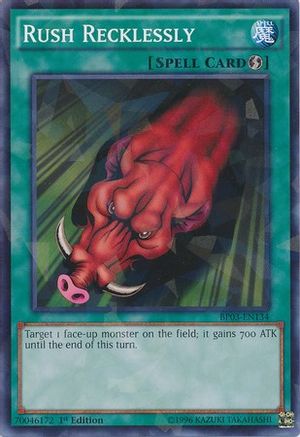 Rush Recklessly [BP03-EN134] Shatterfoil Rare - Yu-Gi-Oh! - Card Brawlers | Quebec | Canada |