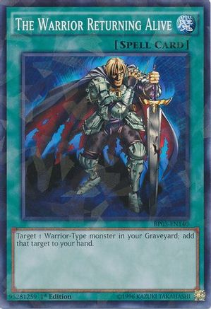 The Warrior Returning Alive [BP03-EN140] Shatterfoil Rare - Yu-Gi-Oh! - Card Brawlers | Quebec | Canada |
