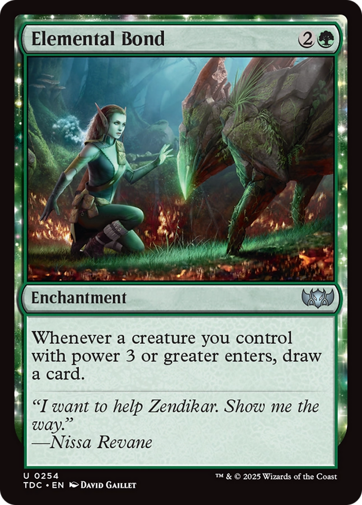 Elemental Bond [Tarkir: Dragonstorm Commander] - Magic: The Gathering - Card Brawlers | Quebec | Canada |