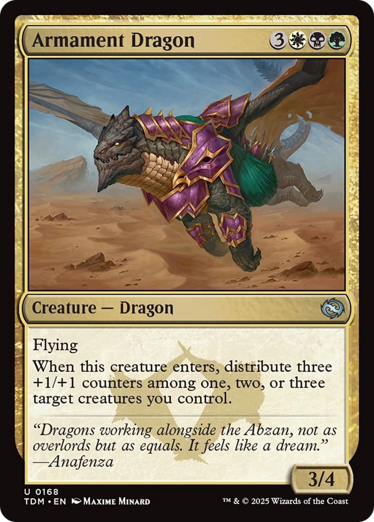 Armament Dragon [Tarkir: Dragonstorm] - Magic: The Gathering - Card Brawlers | Quebec | Canada |