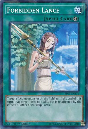 Forbidden Lance [BP03-EN172] Shatterfoil Rare - Yu-Gi-Oh! - Card Brawlers | Quebec | Canada |