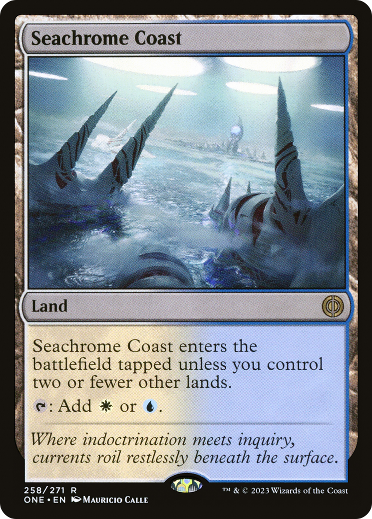 Seachrome Coast [Phyrexia: All Will Be One] - Magic: The Gathering - Card Brawlers | Quebec | Canada |