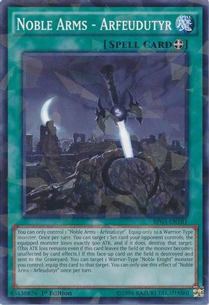 Noble Arms - Arfeudutyr [BP03-EN181] Shatterfoil Rare - Yu-Gi-Oh! - Card Brawlers | Quebec | Canada |