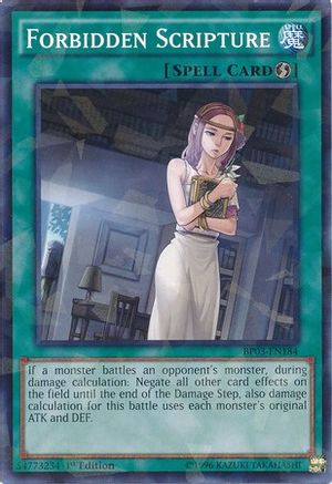 Forbidden Scripture [BP03-EN184] Shatterfoil Rare - Yu-Gi-Oh! - Card Brawlers | Quebec | Canada |