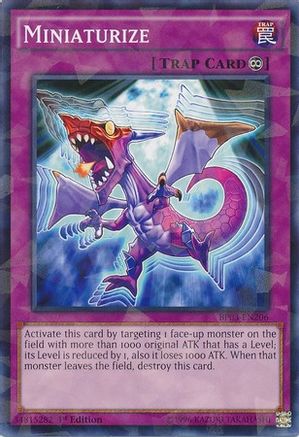 Miniaturize [BP03-EN206] Shatterfoil Rare - Yu-Gi-Oh! - Card Brawlers | Quebec | Canada |