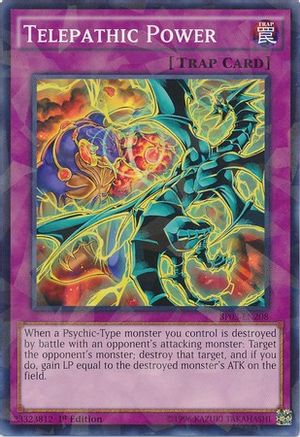Telepathic Power [BP03-EN208] Shatterfoil Rare - Yu-Gi-Oh! - Card Brawlers | Quebec | Canada |