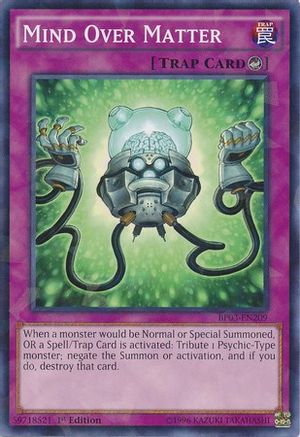 Mind Over Matter [BP03-EN209] Shatterfoil Rare - Yu-Gi-Oh! - Card Brawlers | Quebec | Canada |
