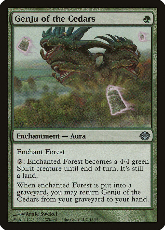 Genju of the Cedars [Duel Decks: Garruk vs. Liliana] - Magic: The Gathering - Card Brawlers | Quebec | Canada |