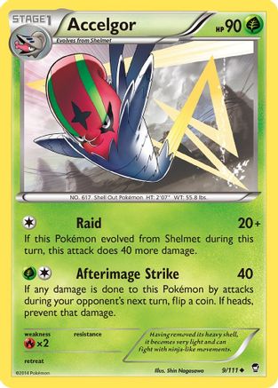 Accelgor (9/111) [XY: Furious Fists] - Pokémon - Card Brawlers | Quebec | Canada |