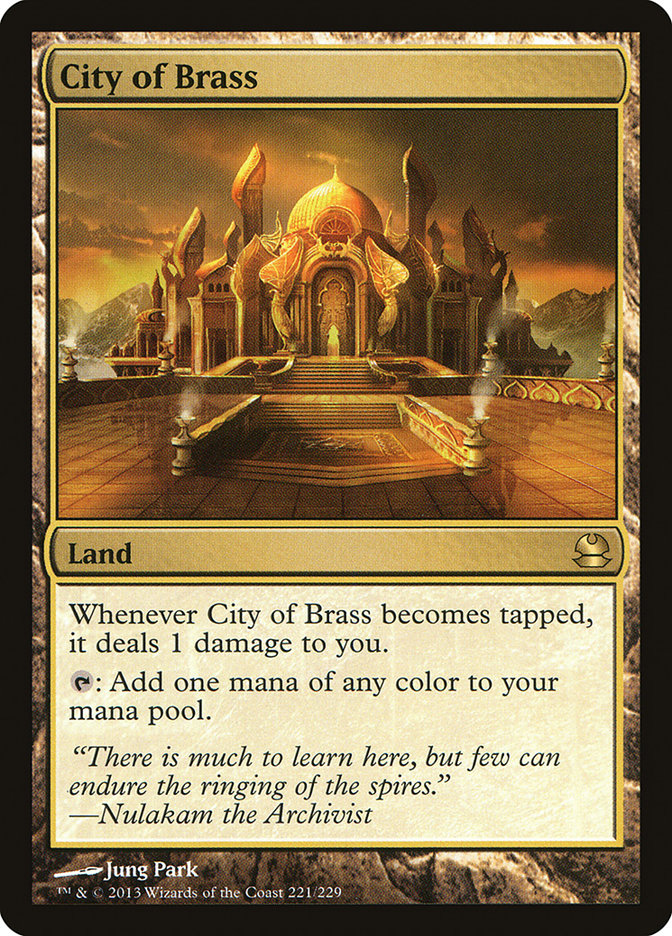 City of Brass [Modern Masters] - Magic: The Gathering - Card Brawlers | Quebec | Canada |