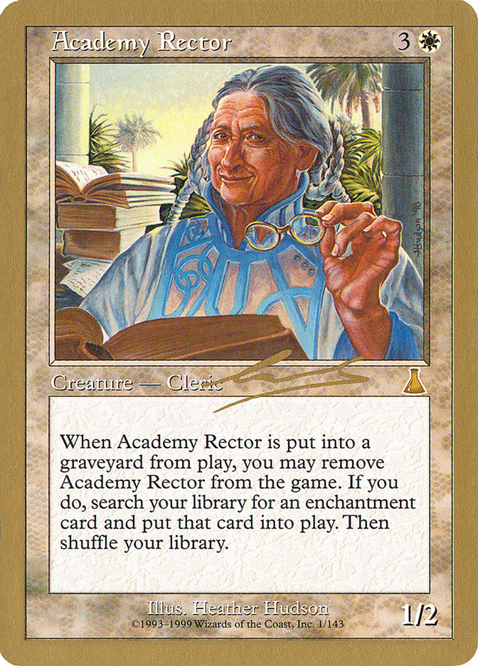 Academy Rector (Nicolas Labarre) [World Championship Decks 2000] - Magic: The Gathering - Card Brawlers | Quebec | Canada |