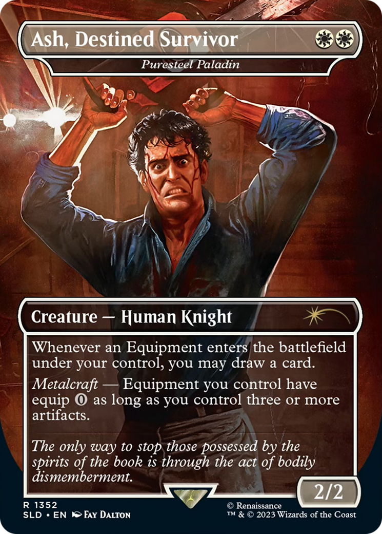 Ash, Destined Survivor - Puresteel Paladin [Secret Lair Drop Series] - Magic: The Gathering - Card Brawlers | Quebec | Canada |