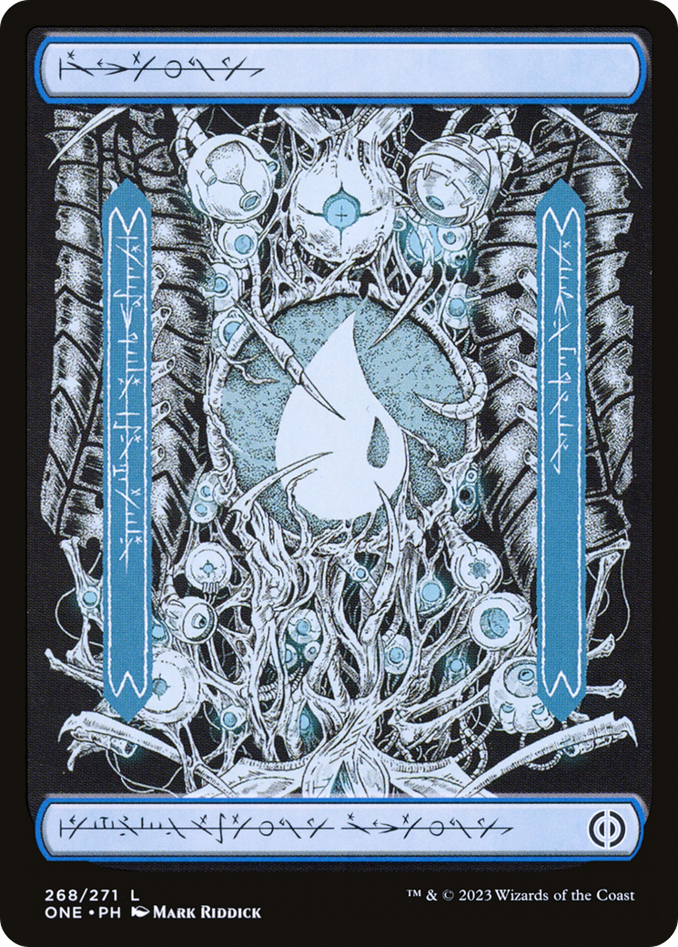Island (268) (Phyrexian) [Phyrexia: All Will Be One] - Magic: The Gathering - Card Brawlers | Quebec | Canada |