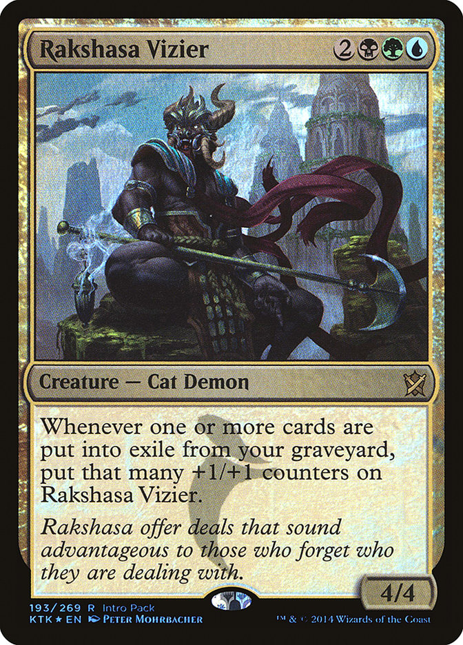 Rakshasa Vizier (Intro Pack) [Khans of Tarkir Promos] - Magic: The Gathering - Card Brawlers | Quebec | Canada |