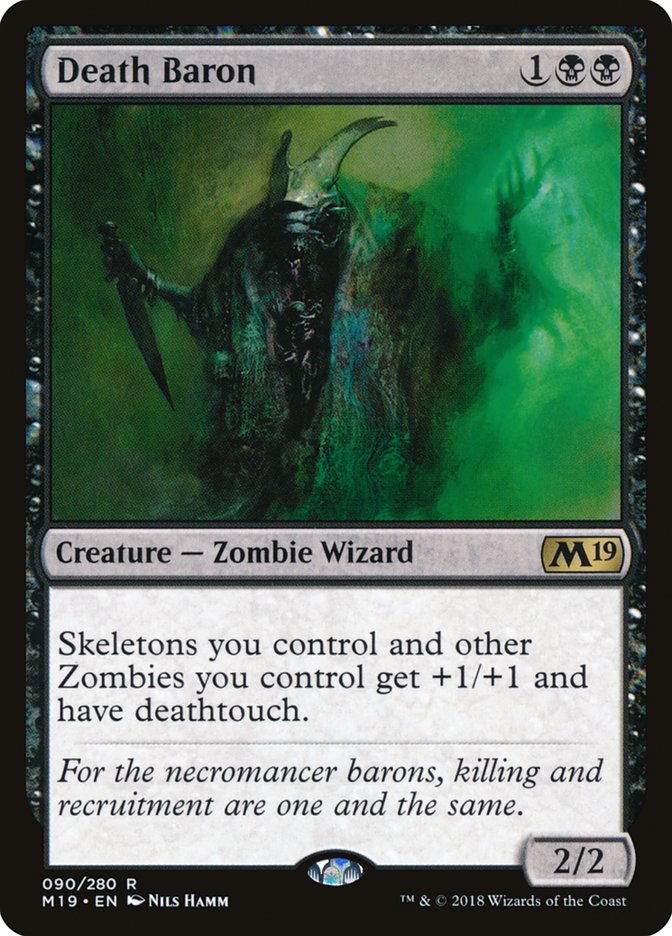 Death Baron [Core Set 2019] - Magic: The Gathering - Card Brawlers | Quebec | Canada |