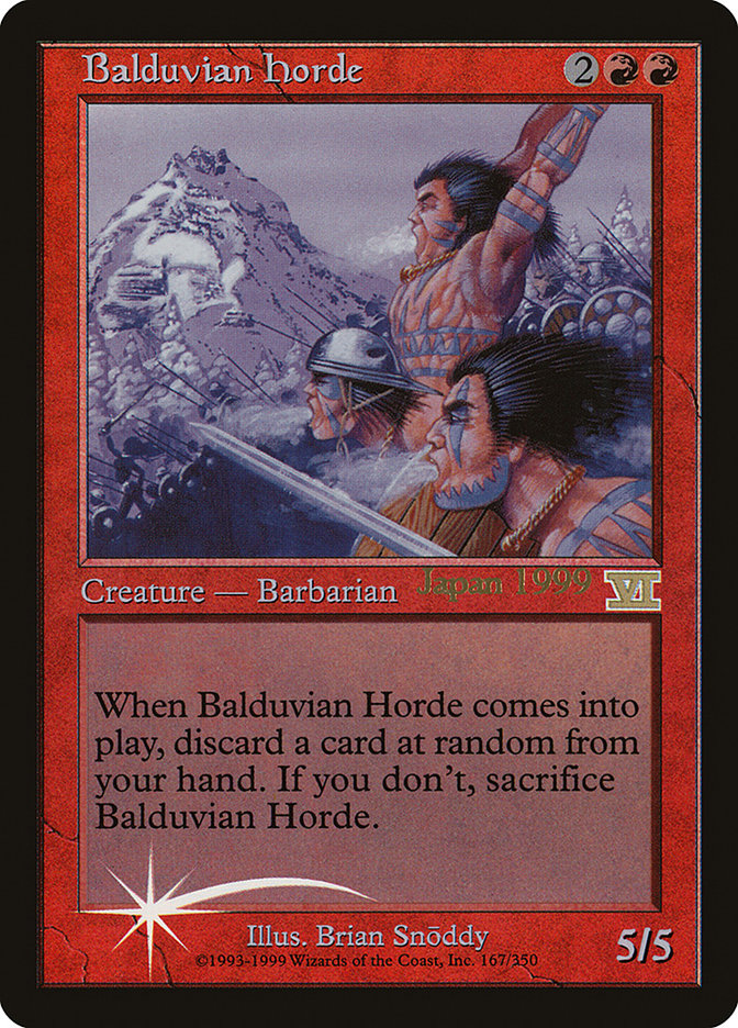 Balduvian Horde (Worlds) [World Championship Promos] - Magic: The Gathering - Card Brawlers | Quebec | Canada |