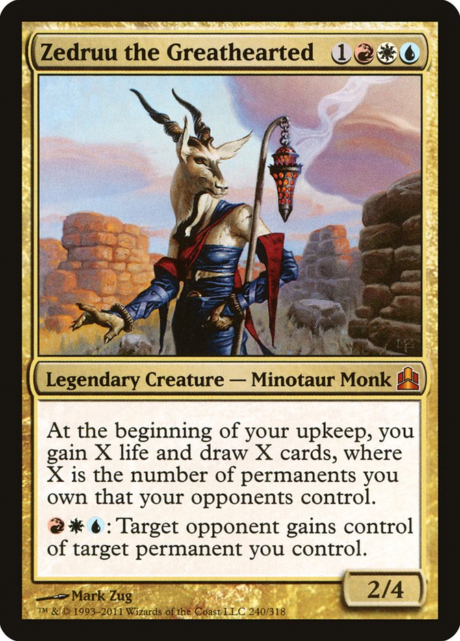 Zedruu the Greathearted [Commander 2011] - Magic: The Gathering - Card Brawlers | Quebec | Canada |