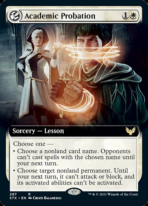 Academic Probation (Extended Art) [Strixhaven: School of Mages] - Magic: The Gathering - Card Brawlers | Quebec | Canada |