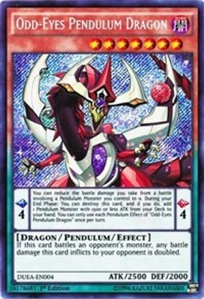 Odd-Eyes Pendulum Dragon [DUEA-EN004] Secret Rare - Yu-Gi-Oh! - Card Brawlers | Quebec | Canada |