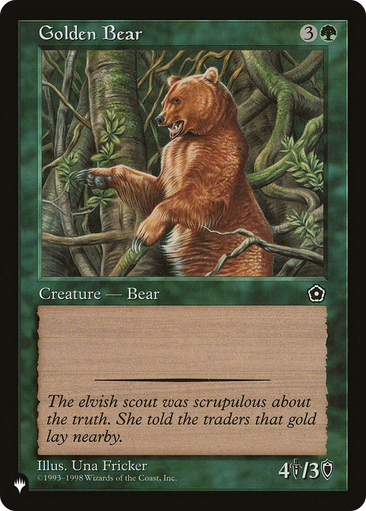 Golden Bear [The List] - Magic: The Gathering - Card Brawlers | Quebec | Canada |